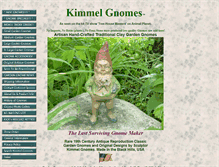 Tablet Screenshot of kimmelgnomes.com